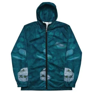 Hike Lake Tahoe Bonsai Rock Men's Windbreaker