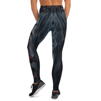 Hike Camp Fire Camo Yoga Leggings - Image 3