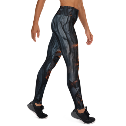 Hike Camp Fire Camo Yoga Leggings - Image 4